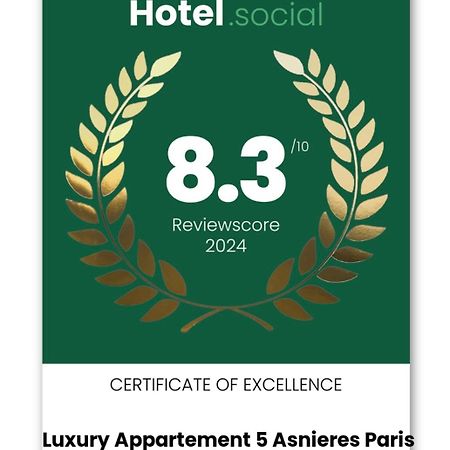 Luxury Appartement 5 Asnieres Paris Екстер'єр фото