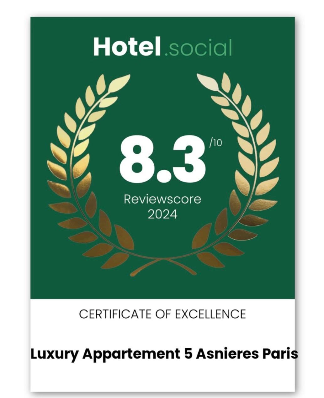Luxury Appartement 5 Asnieres Paris Екстер'єр фото